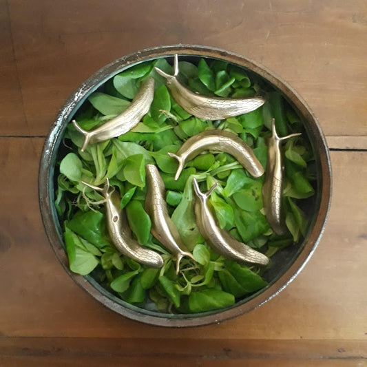 Limace en bronze (petit modèle)