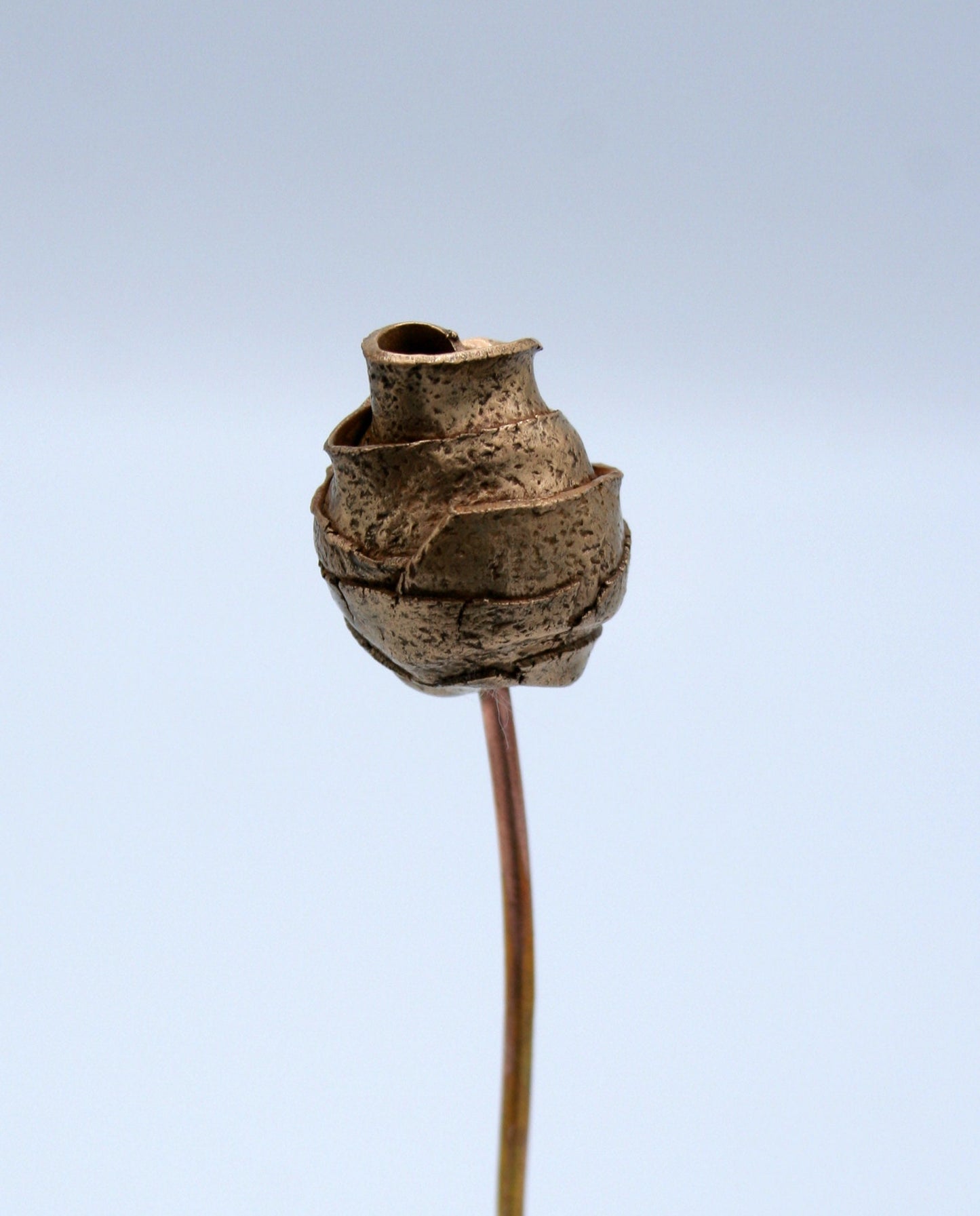 Les Botaniques - fleur en bronze "bouton"