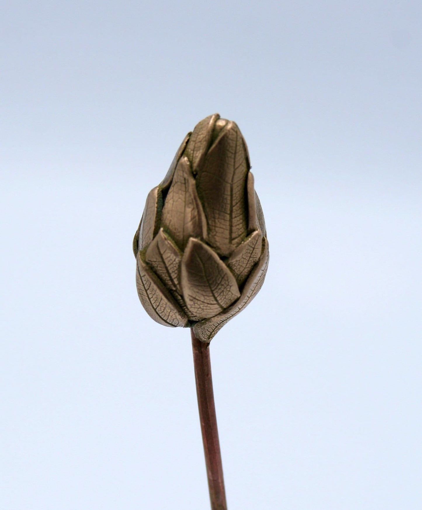Les Botaniques - fleur en bronze "feuillage"