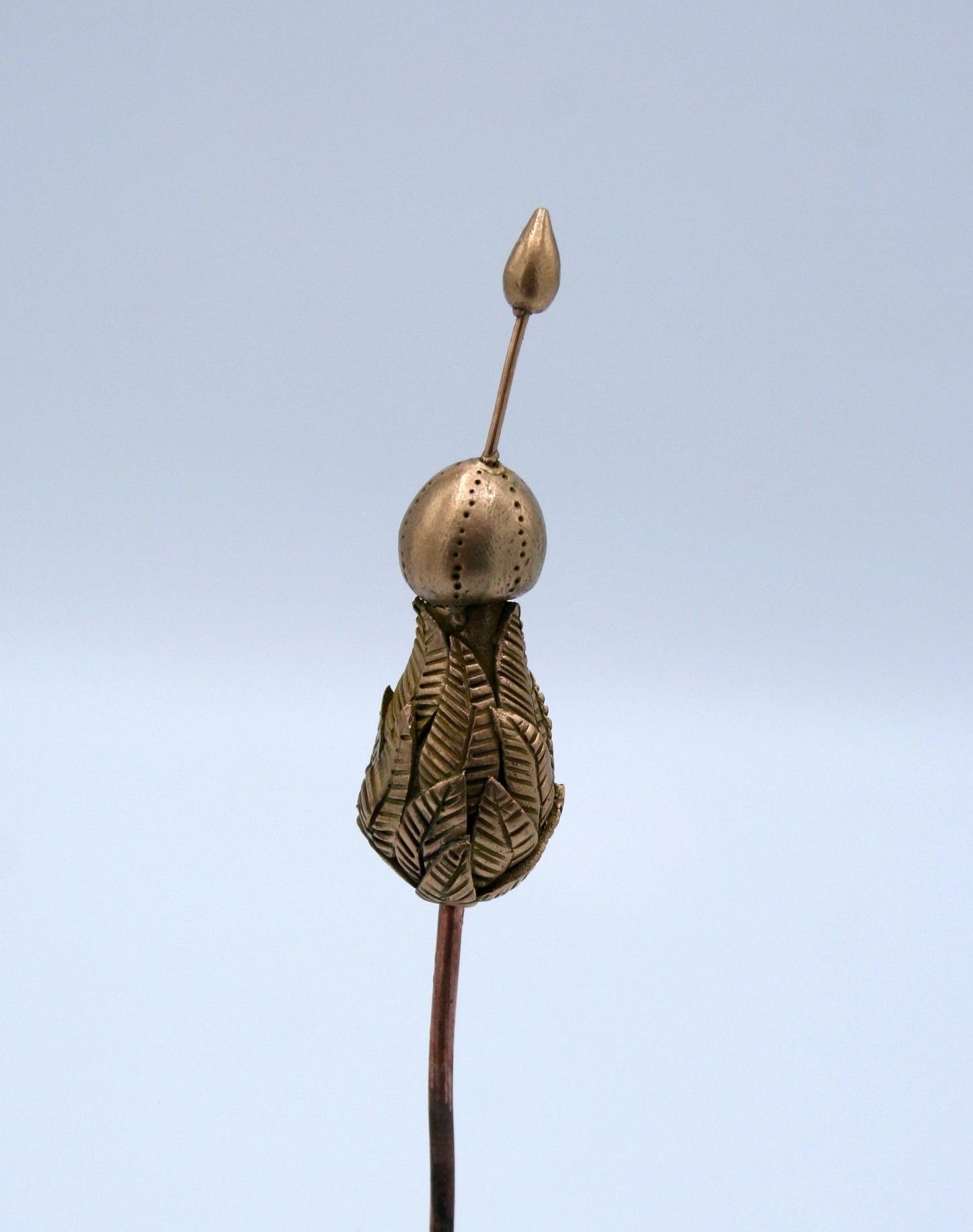 Les Botaniques - fleur en bronze "bulbe"