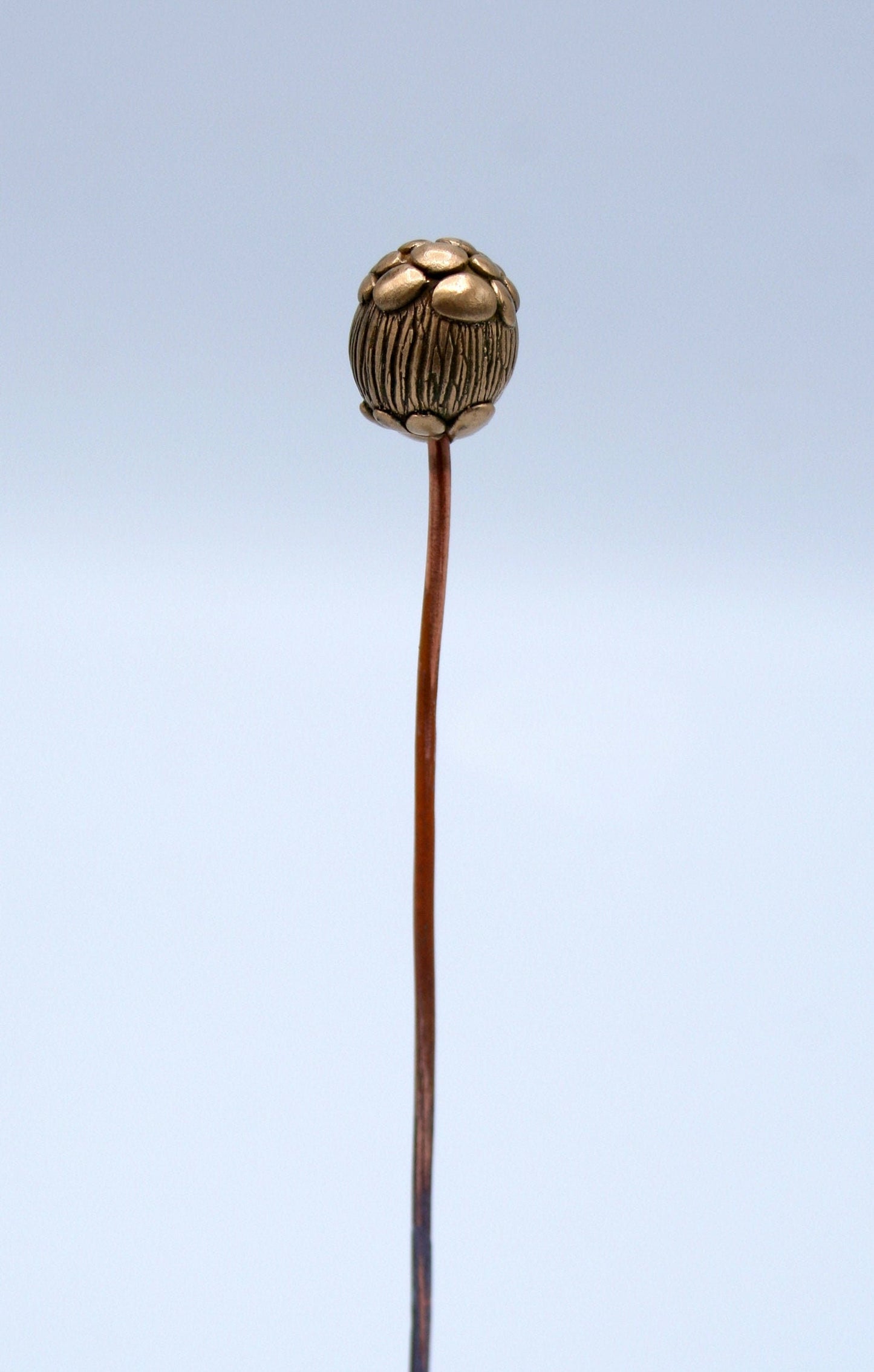 Les Botaniques - fleur en bronze "graine"