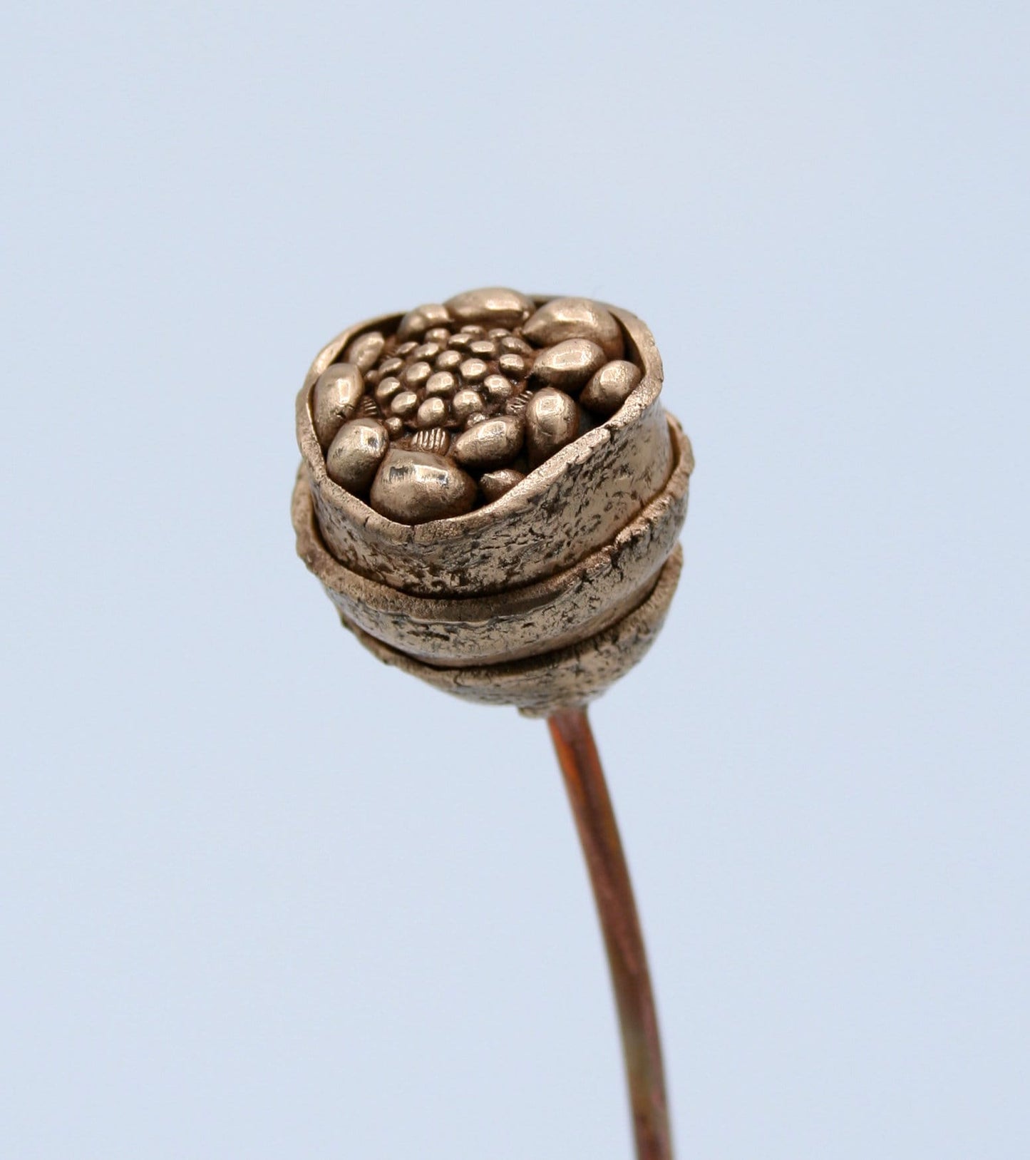 Les Botaniques - fleur en bronze "nid"