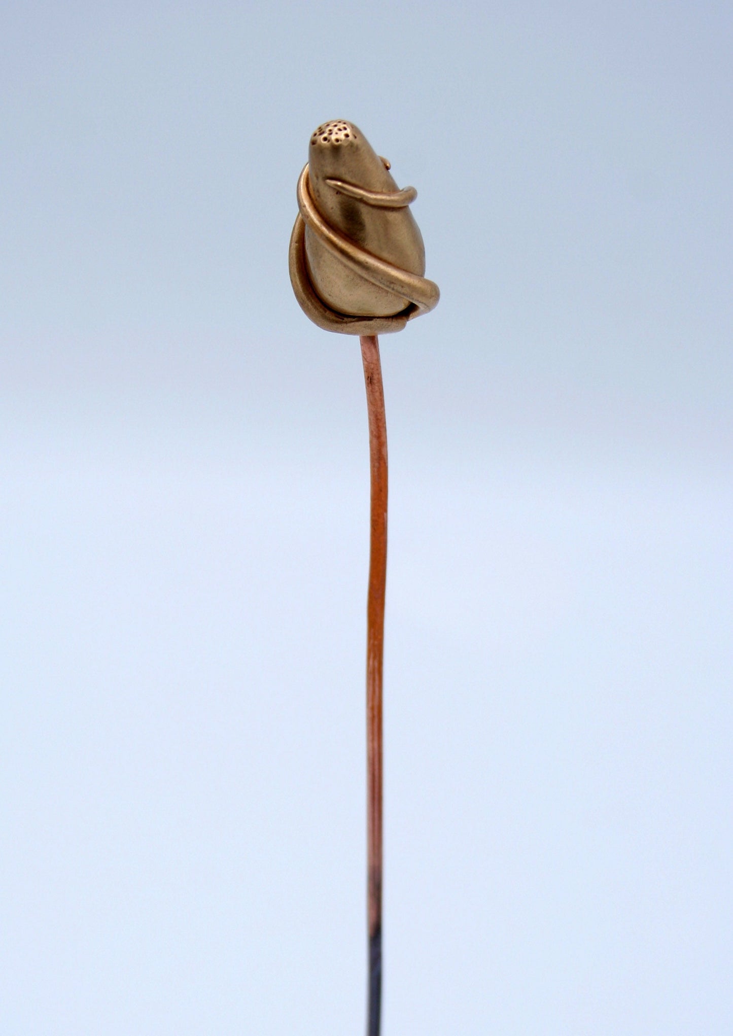 Les Botaniques - fleur en bronze "spirale"